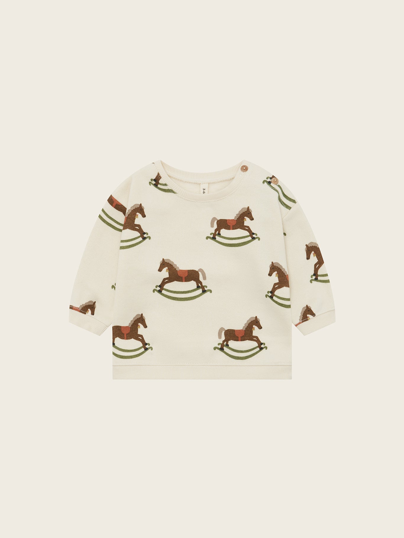 【ORGANIC ZOO】 Rocking Horse Sweatshirt