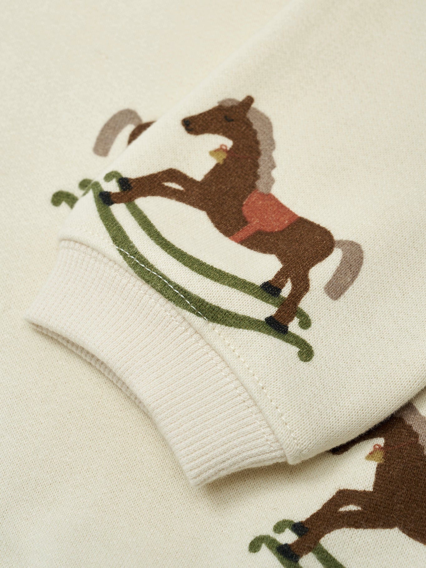【ORGANIC ZOO】 Rocking Horse Sweatshirt