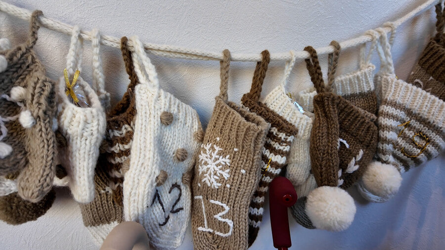 クリスマスを待つ時間まで宝物になる。温かみのあるアドベントカレンダー