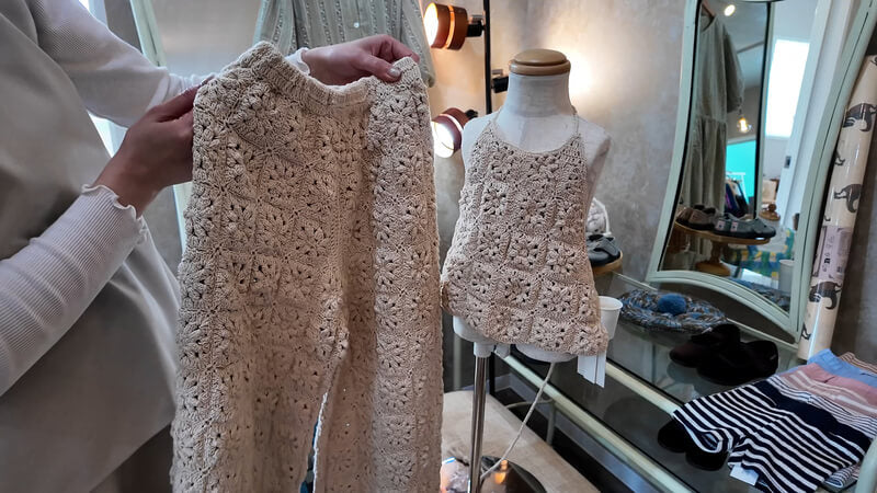 40時間を編むson and daughterのクロシェ