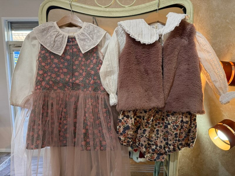 重ねて楽しむ、やさしいベビーコーデ