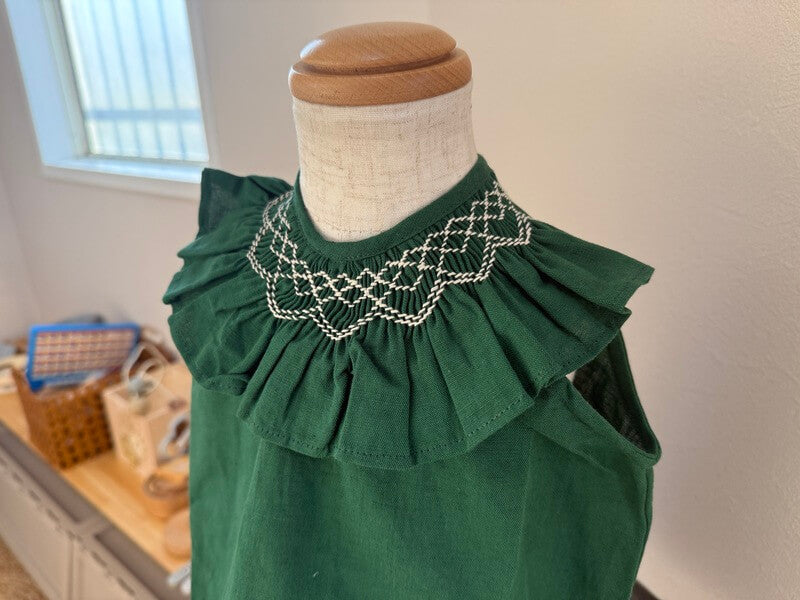 【LOIR paris】お出かけやギフトに！上品なグリーンの新作子供服｜yonka