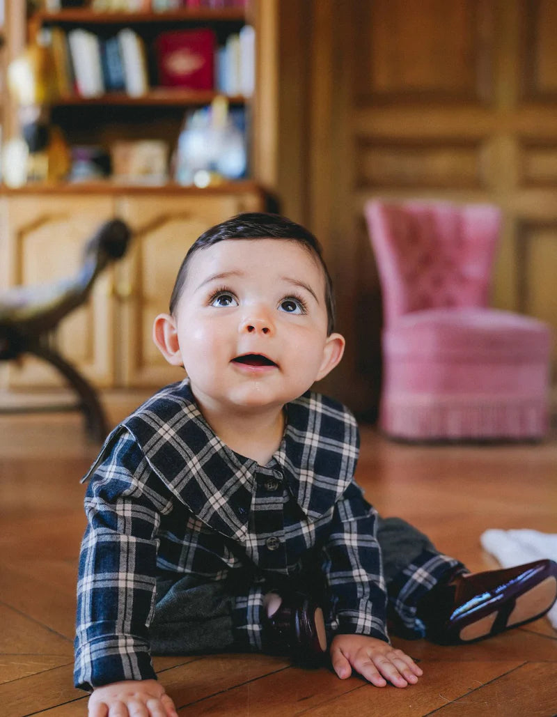 【LOIR PARIS】LORETTE - GREY TARTAN