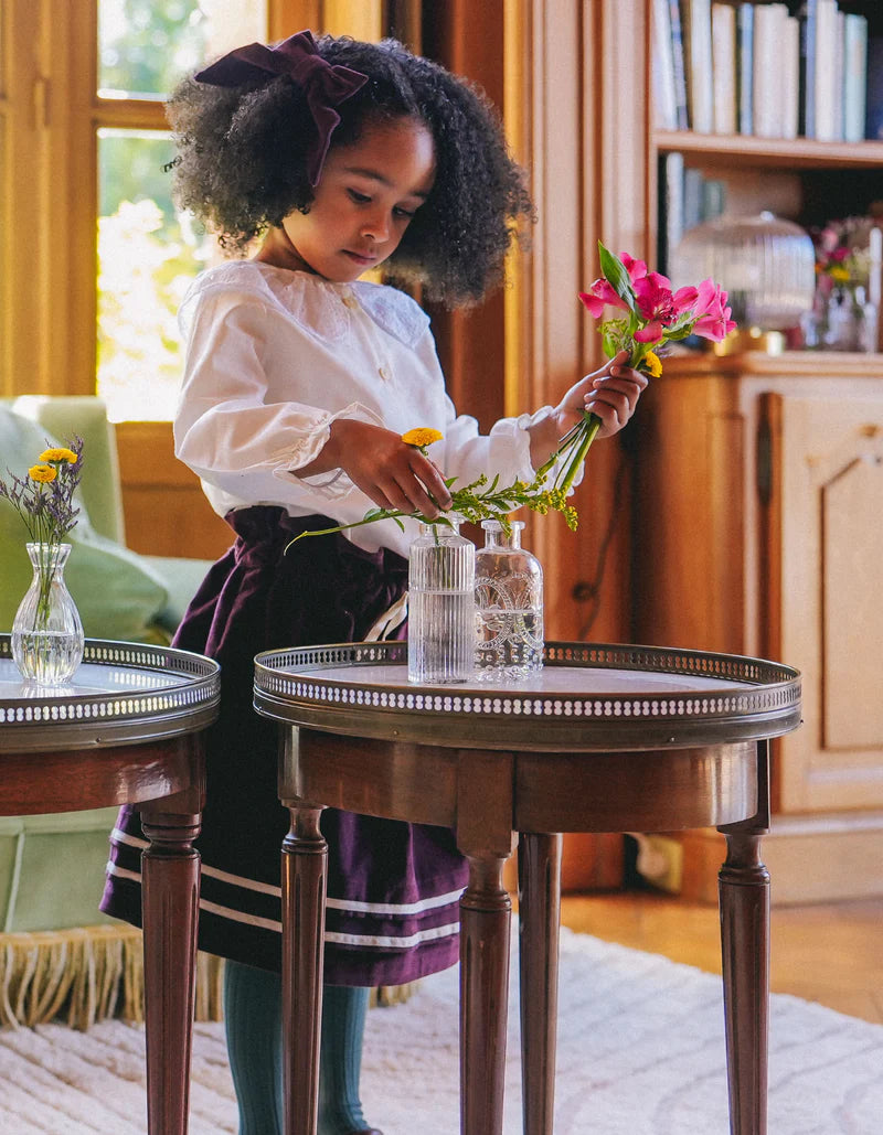 【LOIR PARIS】ESTHER - VIYELLA WHITE COTTON