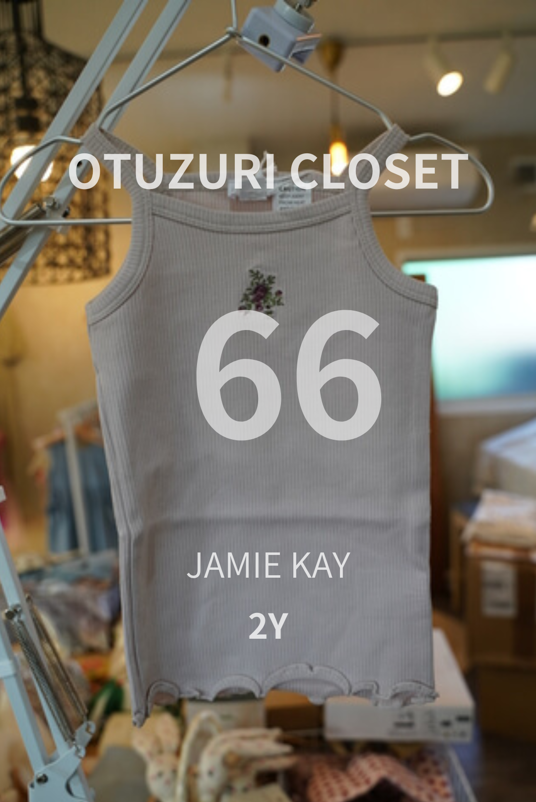 【OYUZURICLOSET】 JAMIE KAY タンクトップ