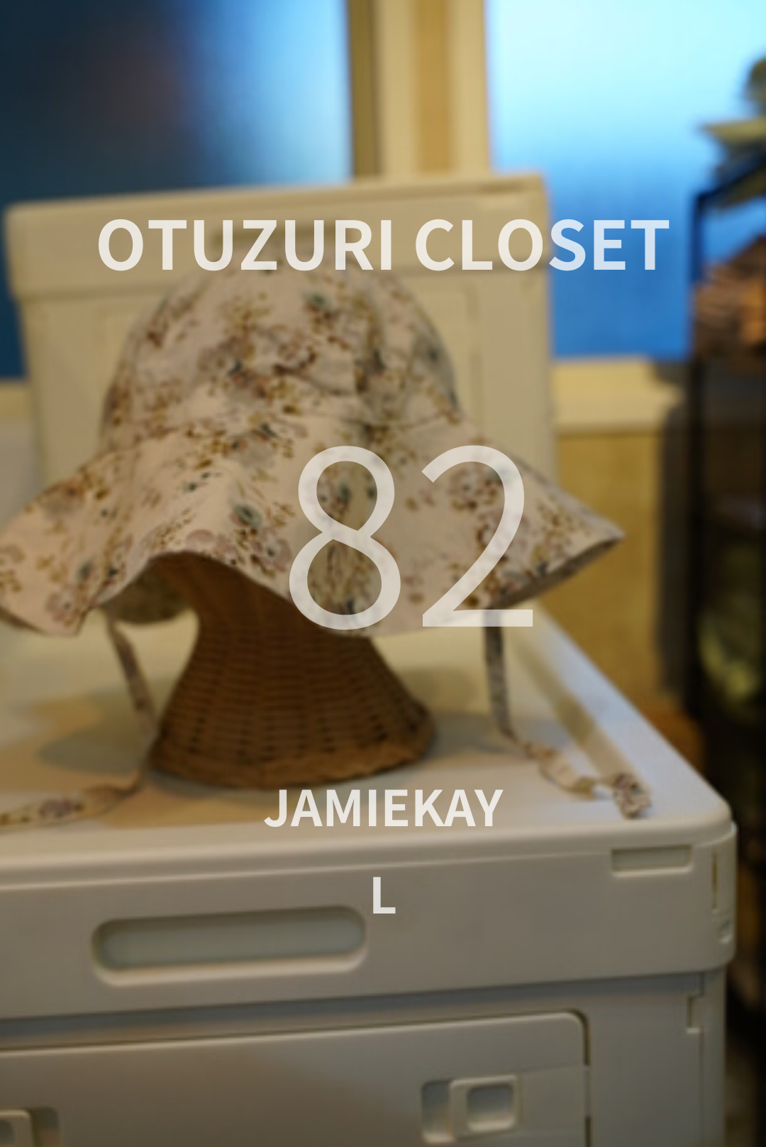 【OYUZURICLOSET】 JAMIE KAY　　帽子　サマーハット
