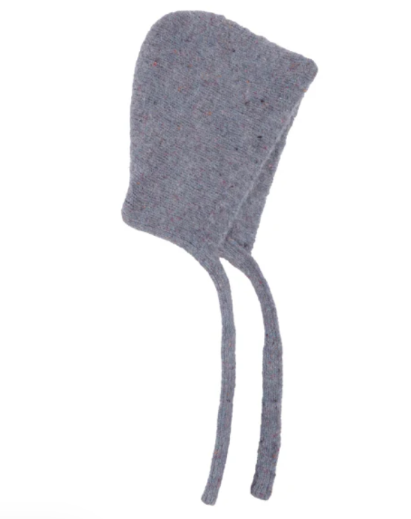 Light blue knit hood newborn