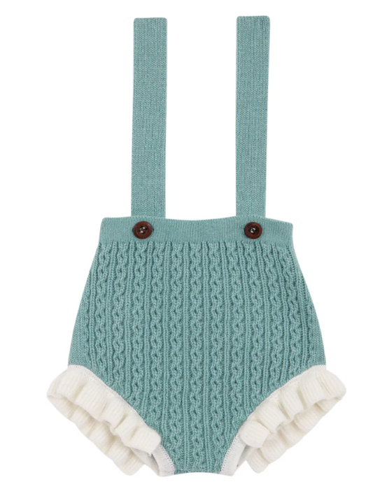 Mint knit straps bloomer