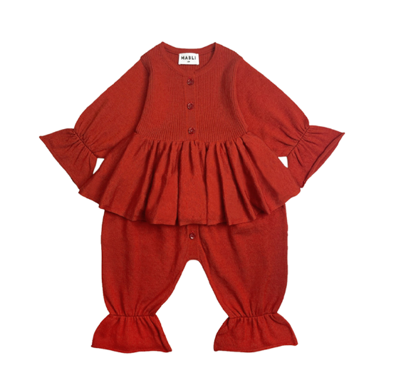 STEVIE ROMPER - Redcurrant