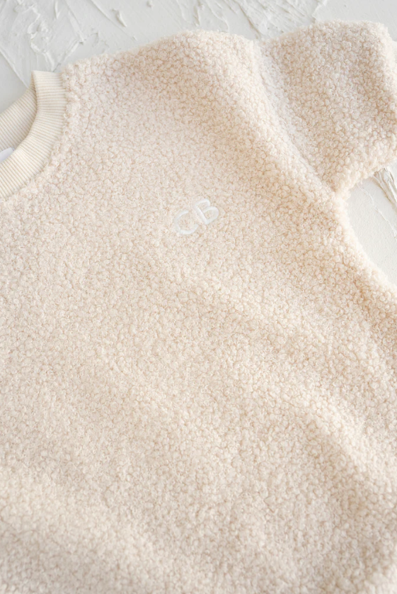 【cinnamon baby】Teddy Lounge Suit - Cream