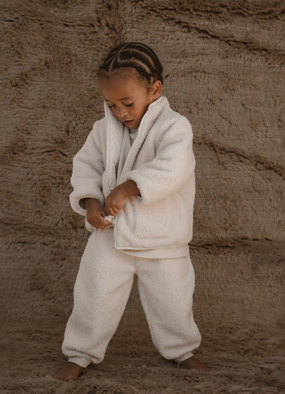 【cinnamon baby】Beige Teddy Reversible Jacket