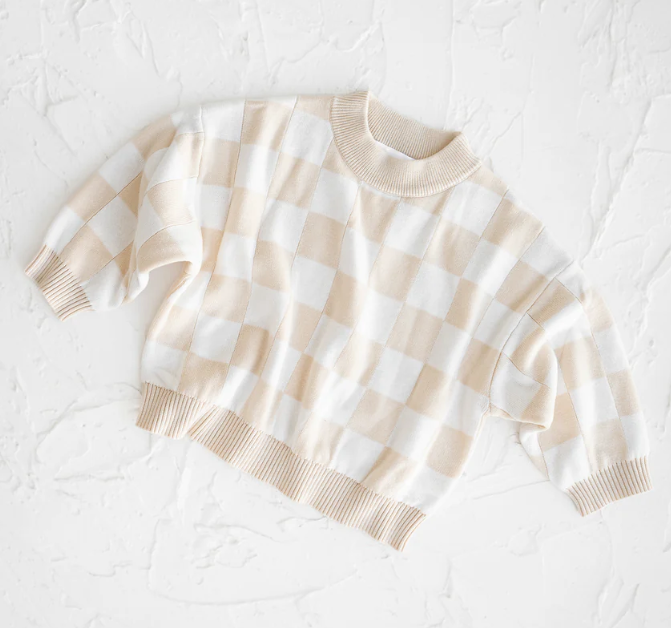 【cinnamon baby】 Knitted Jumper - Cream