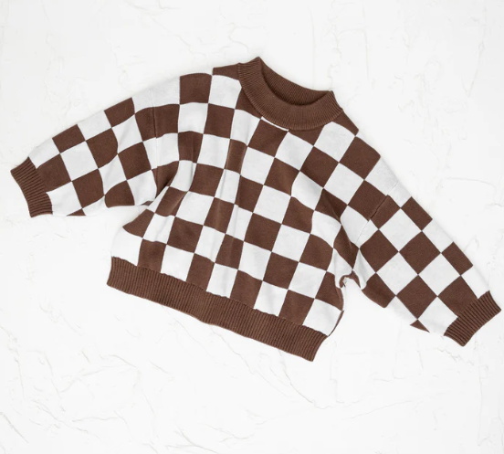 【cinnamon baby】Knitted Jumper - Chocolate