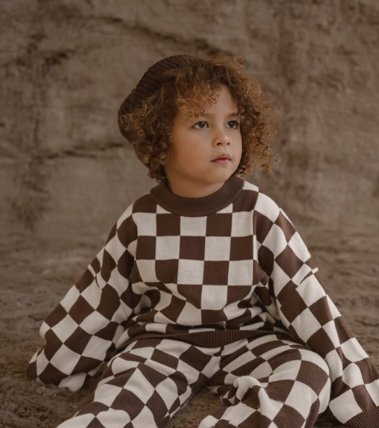 【cinnamon baby】Knitted Pants - Chocolate