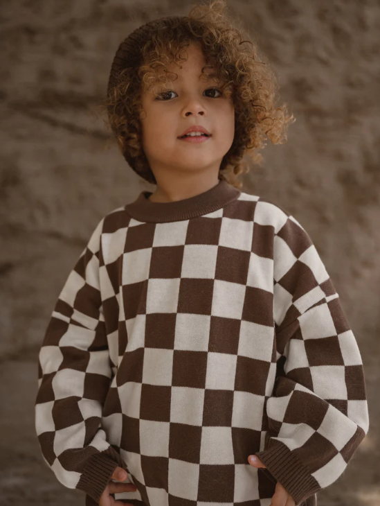 【cinnamon baby】Knitted Jumper - Chocolate