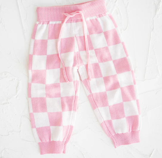【cinnamon baby】Knitted Pants - Baby Pink