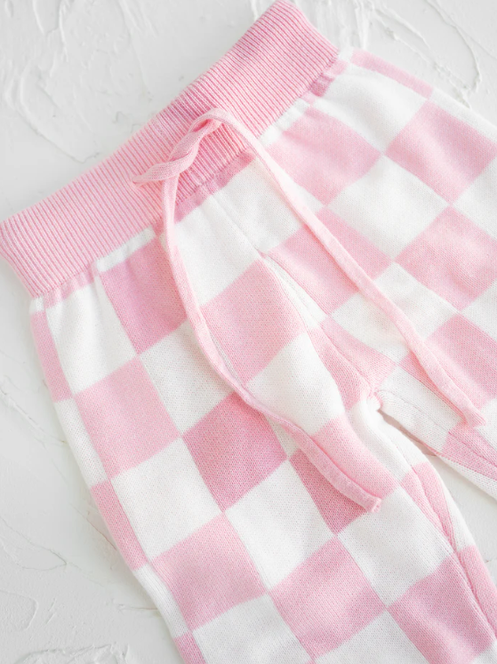 【cinnamon baby】Knitted Pants - Baby Pink
