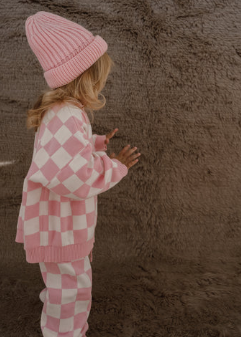 【cinnamon baby】Knitted Pants - Baby Pink