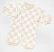 【cinnamon baby】Knitted Lounge Suit - Cream