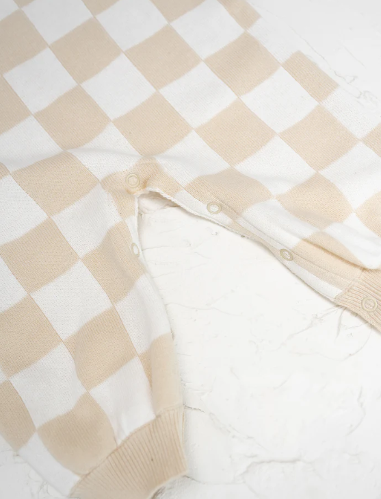 【cinnamon baby】Knitted Lounge Suit - Cream