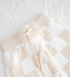 【cinnamon baby】 Knitted Pants - Cream