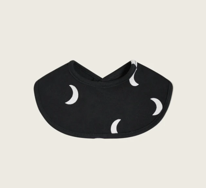 【ORGANIC ZOO / オーガニックズー】Black Midnight Bib スタイ｜出産祝い オーガニックコットン ベビー