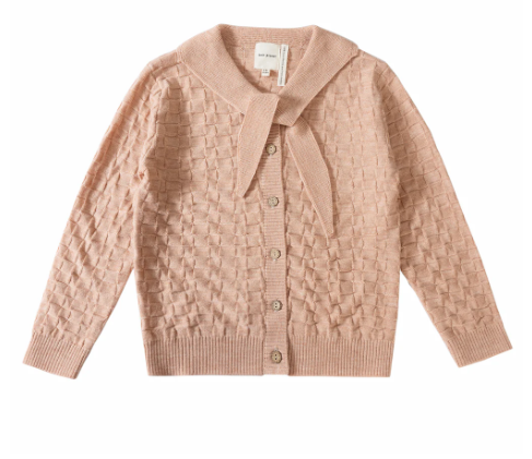 【KnitPlanet】Collar Cardigan Pastel Orange