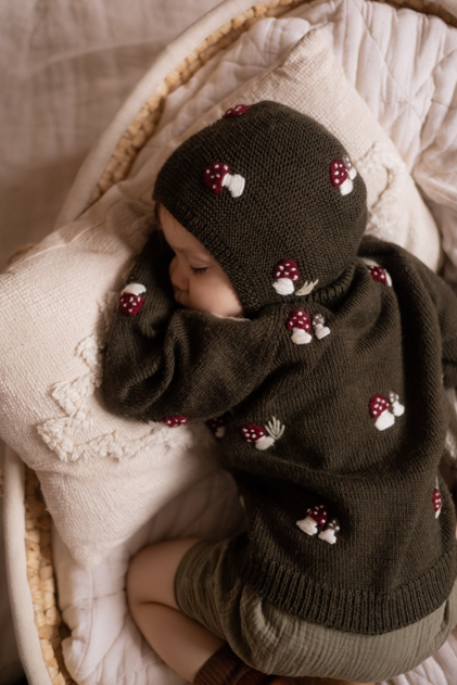 【shirleybredal】Mushroom bonnet - Pine