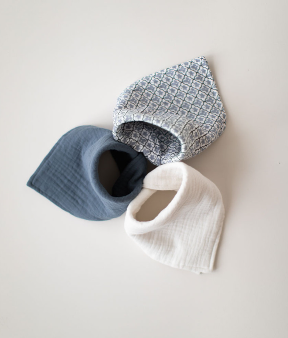 【Son and Daughter】Reversible Bibs - Aluna Series