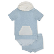 【NICHE BEBE】Blue Varsity Set