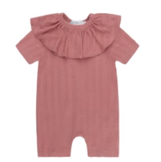 NICHE BEBE ローズ ケーブルロンパース SS26新作 ベビー服