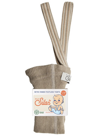 【SILLY Silas】Footless Collection_Oyster Grey Striped