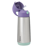 【b.box】Insulated drink bottle 500ml ステンレスボトル(ストロー) - lilac pop