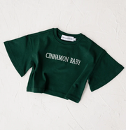 【CinnamonBaby】Campus Tee - Emerald