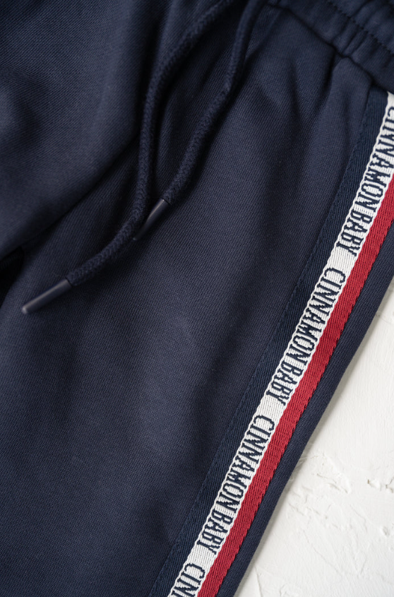 【CinnamonBaby】Campus Track Pant - Navy