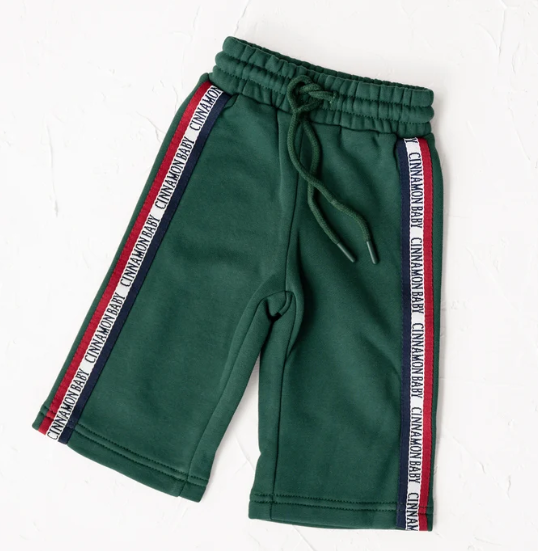 【CinnamonBaby】Campus Track Pant - Emerald