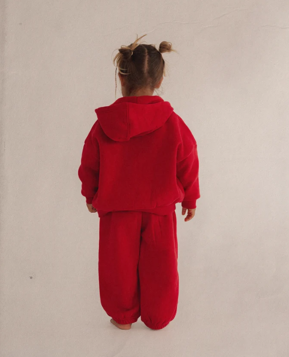 【CinnamonBaby】Primary Track Pants - Red