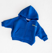 【CinnamonBaby】Primary Zip Hoodie - Blue