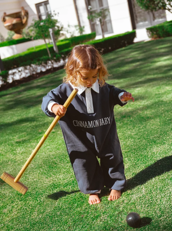 【CinnamonBaby】Campus Lounge Suit - Navy