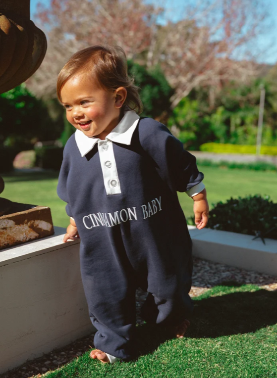 【CinnamonBaby】Campus Lounge Suit - Navy