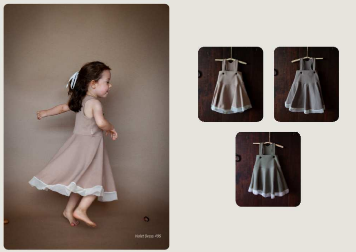 【ilailai】Violet Dress