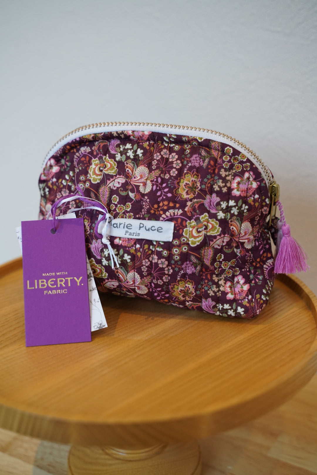 【Marie Puce】Trousse petit modèle en Liberty Pippa's