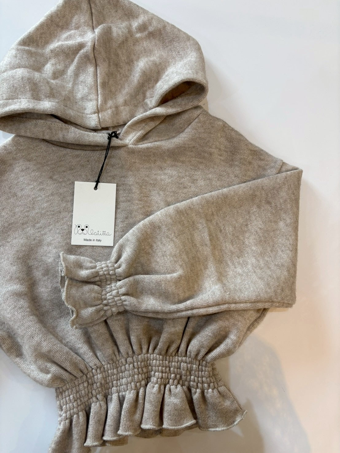 【LaTitta】BIRMANIA HOODIE - MIELE