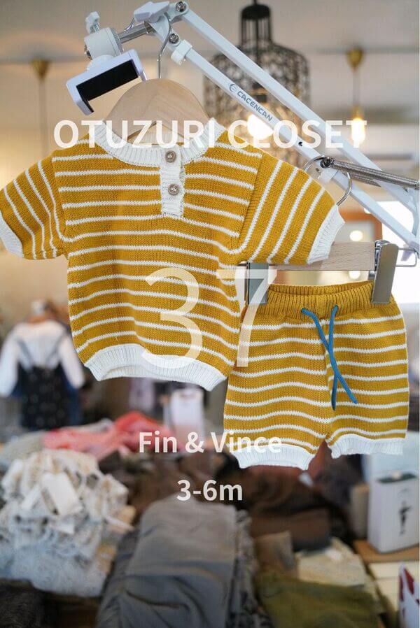 【OYUZURICLOSET】Fin & Vince　セットアップ