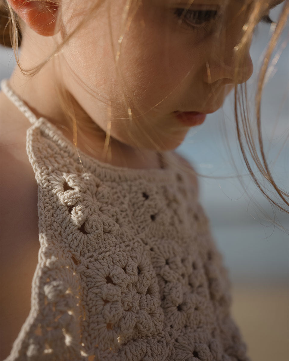 【Son and Daughter】Alba Crochet Top