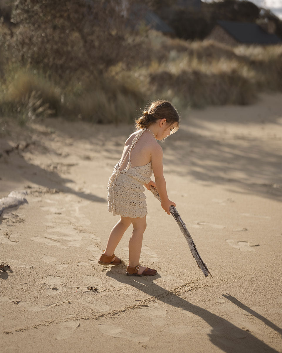 【Son and Daughter】Alba Crochet Top