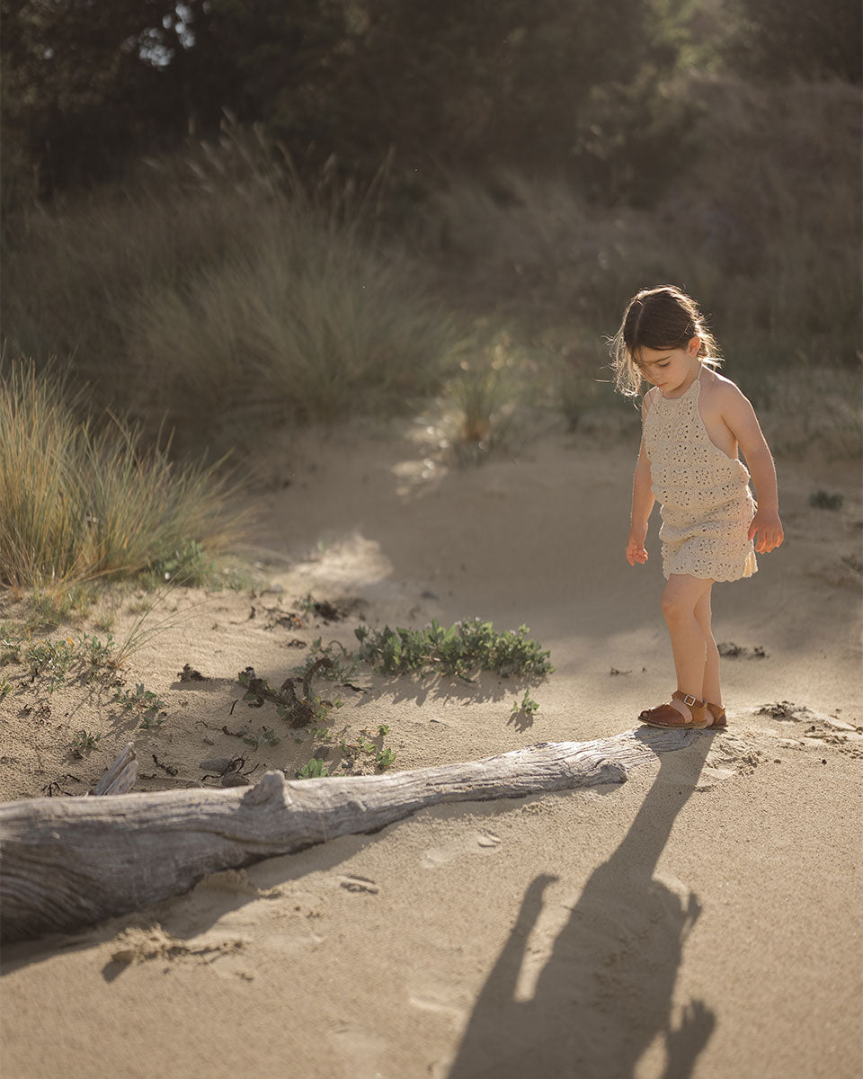 【Son and Daughter】Alba Crochet Top
