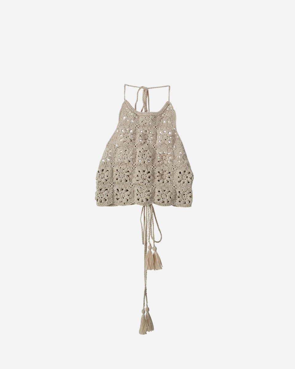 【Son and Daughter】Alba Crochet Top