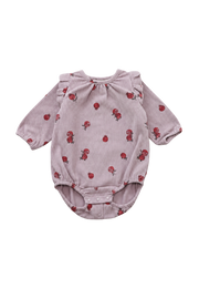 DROP2★【STUDIO BOHEME】ESMÉE ROMPER - TAUPE / GRENADES
