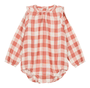 【STUDIO BOHEME】ESMÉE ROMPER - PINK GINGHAM